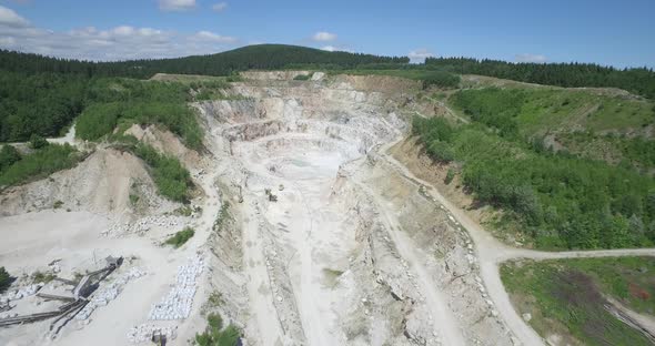 Aerial Over Stone Mine 3