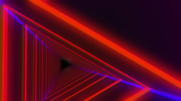 Retro Triangle Tunnel Vj Rotated Tunnel Background Loop