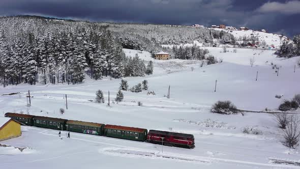 Train Travels in Winter Roads