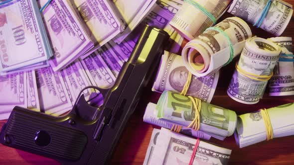 Putting Money Cash Closeup alt