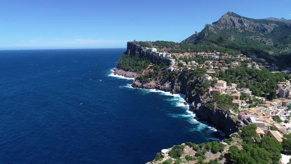 Flight Over Porte De Soller, Palma Mallorca, Spain