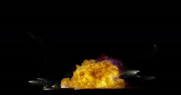 4K Explosion Sparks Splashing Special Effects Video 12 alt