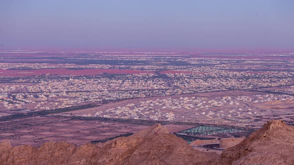 Jebel Hafeet Al Ain Skyline Timelapse alt
