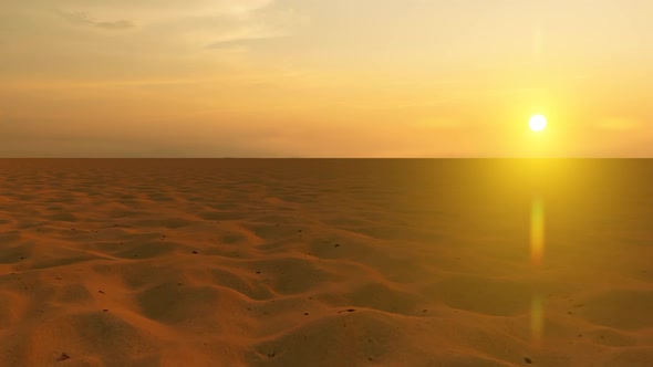 Sunset View in the Desert alt