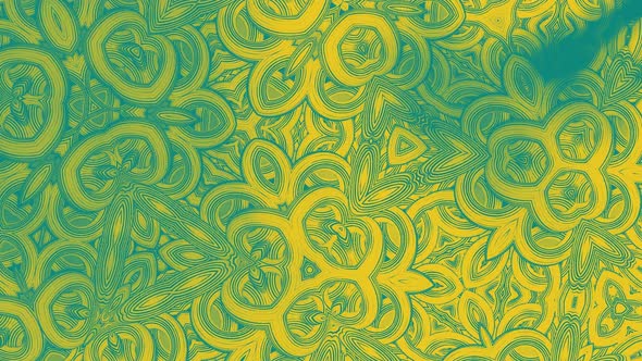 Abstract flowers pattern alt