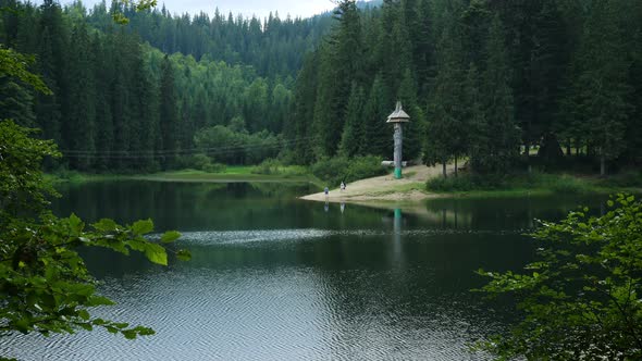 Lake Synevyr At The Ukrainian Carpathians alt