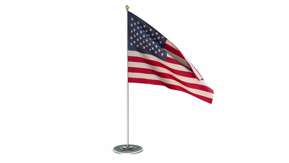 United States Office Small Flag Pole