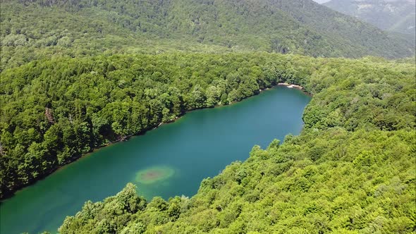 Lake Biograd on the Bjelasica Mountain Within Biogradska Gora National Park alt