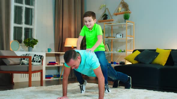 Smiling and Excited Little Boy Have a Fun Time alt