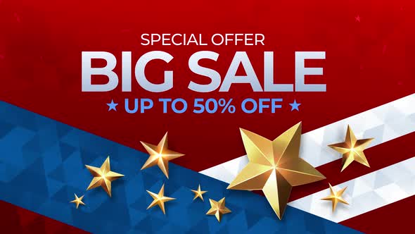 Big Sale Shopping Special Offer Background 4K