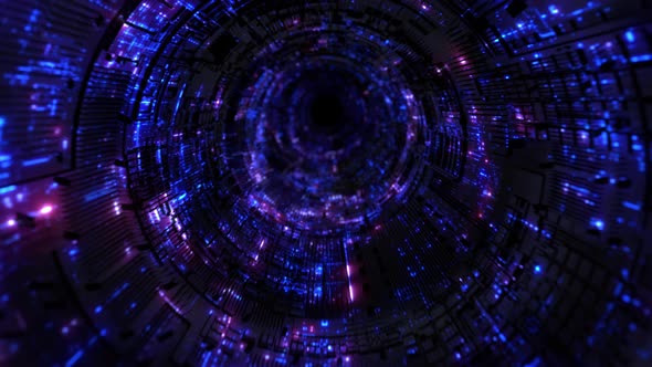 Data Lights Tunnel