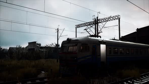 Cargo Trains in Old Train Depot Left to Be Rusted alt