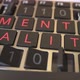 AUGMENTED REALITY Text Being Revealed with Flipping Keys - VideoHive Item for Sale