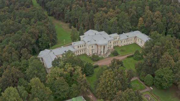 The Old Russian Estate is Located in a Picturesque Beautiful Place