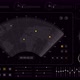 Sonar radar screen searching with futuristic HUD technology background Alpha channel included - VideoHive Item for Sale