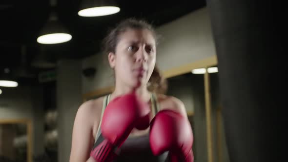 Woman Boxer Boxing