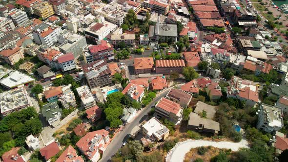 A Drone View of a City in Europe alt