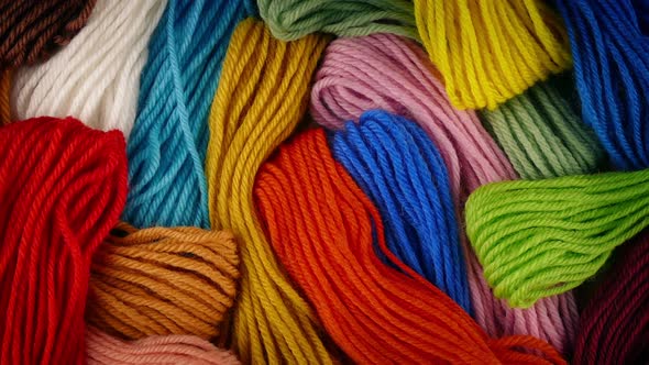 Colorful Mixed Yarn Rotating alt