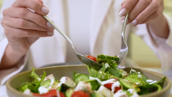 Serve Greek Salad