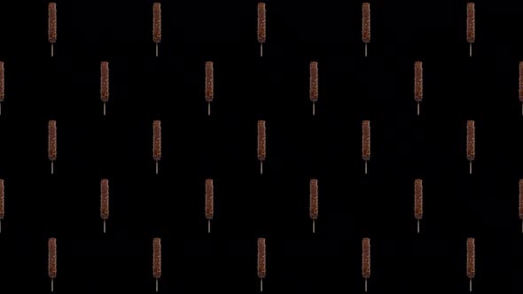 Chocolate Ice Cream Stick Bar Turnaround Background alt