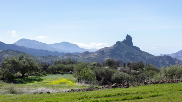 Roque Nublo in Gran Canaria Timelapse alt