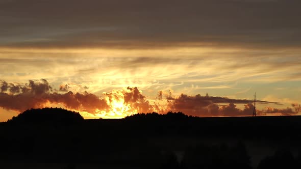 The Sky At Sunrise