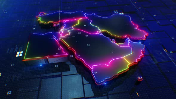 Middle East Map Loop alt