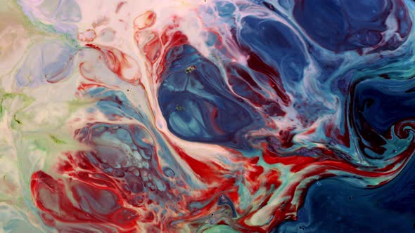 Abstract Colorful Ink Spread Art 011 alt