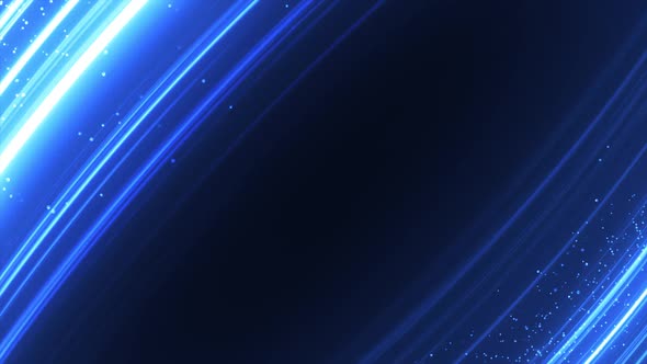 Blue Abstract Particles Background