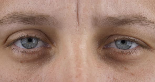 Female Sight Grey Blue Female Open Eyes Closeup alt