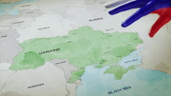 Animation of the Russian Occupation of Ukraine alt