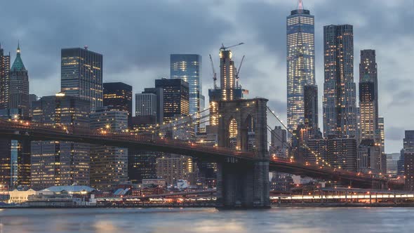 New York City , USA - Brooklyn Bridge
