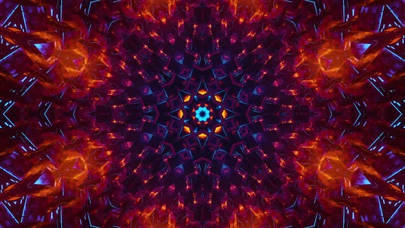 Red Blue Neon Motion Background Vj Loop alt