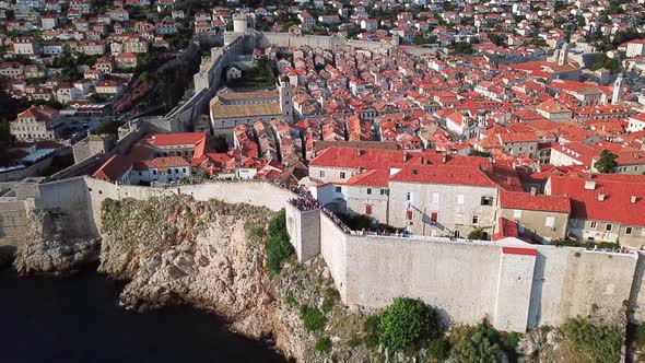 Aerial View of Dubrovnik Old Town, Croatia alt