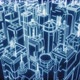 4K Retrofuturistic neon cityscape - VideoHive Item for Sale