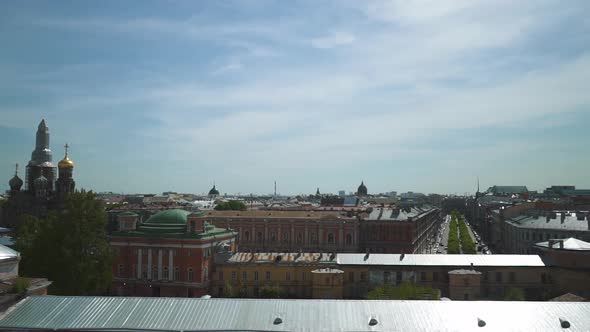 Pamoramic View Rooftop Summer in SaintPetersburg