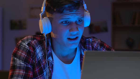 Upset Internet Player Loosing Round, Video Game Addiction, Aggressive Behavior alt