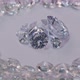 A Pile Of White Diamonds Inside The White Diamond Are Spinning. - VideoHive Item for Sale