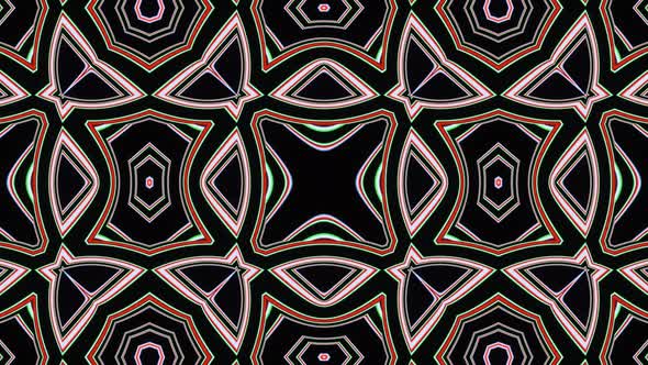 VJ Loop Kaleidoscopic Multicolored Looped Pattern alt