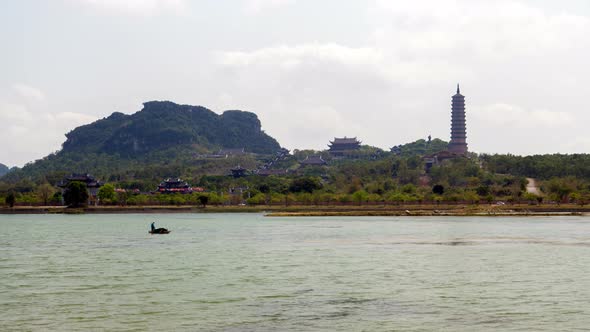 Bai Dinh Pagoda Landscape in Ninh Binh, Vietnam  alt