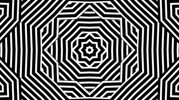 Black And White Psychedelic Optical Illusion alt