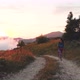 Woman Enjoy Solo Hiking In Nature - VideoHive Item for Sale