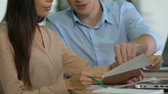 Real Estate Managers Researching Market, Analyzing Data Graphs, Action Plan alt