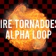 Fire Tornadoes ALPHA LOOP - VideoHive Item for Sale