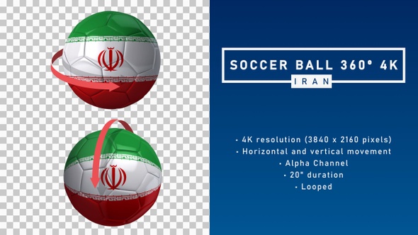 Soccer Ball 360º 4K - Iran