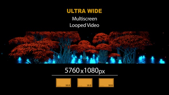 Ultra Wide HD Exotic Forest 05 alt