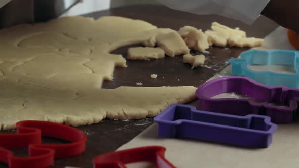 Closeup Bake Cookies