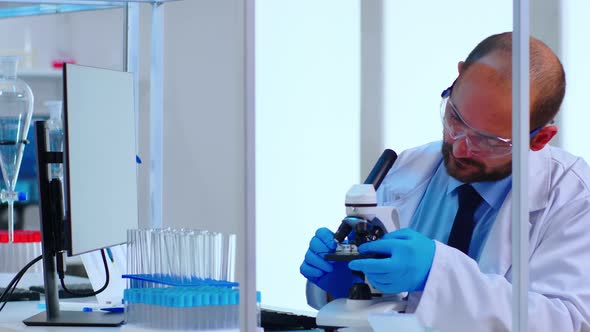 Medical Research Scientist Conducting Vaccine Development alt