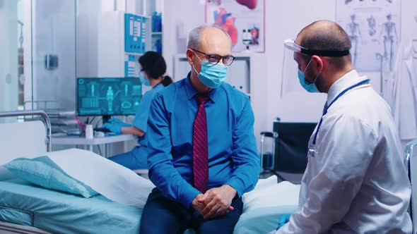 Worried Senior Male Patient alt