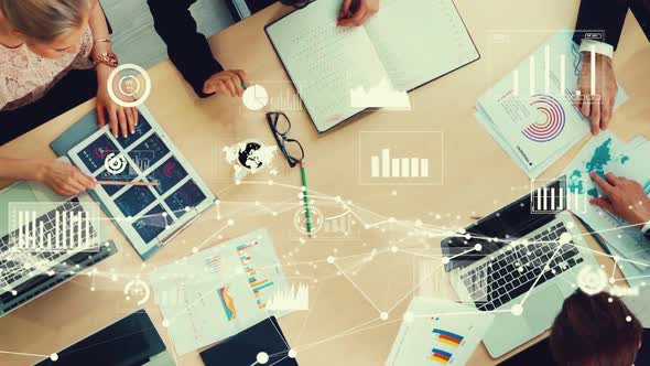 Creative Visual of Business People in Corporate Staff Meeting alt